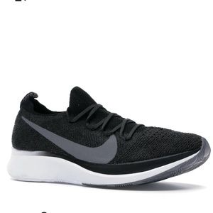 Nike Zoom Fly Flyknit Black Gunsmoke Size 11.5 AR 4561-001